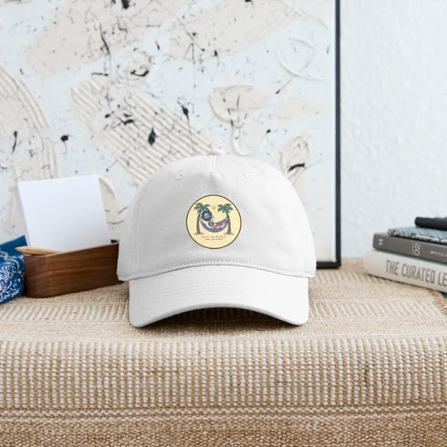 Life is dead. Jerry's Not Workin' Grateful Dead Stealie Dad Hat - white